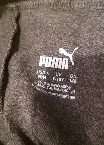 Gri Baskılı Spor Kız Tayt 9-10 yaş - Görsel 4