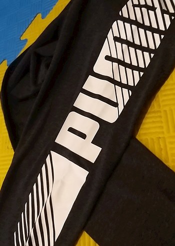 Gri Baskılı Spor Kız Tayt 9-10 yaş - Görsel 3