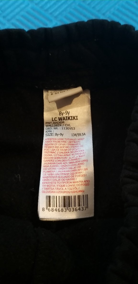 Lcw siyah eşofman 8-9 yaş - Görsel 4