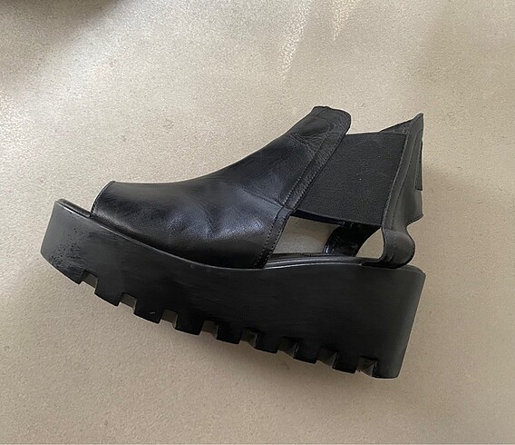 Elle Elle Deri Bootie Sandalet