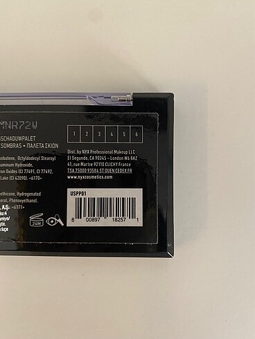  Beden NYX far paleti kızıl toprak