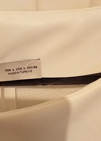 BEYAZ DERİ BLUZ - Görsel 2