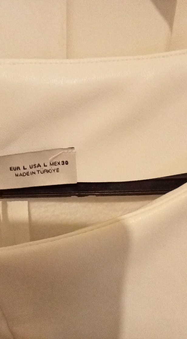 BEYAZ DERİ BLUZ - Görsel 2