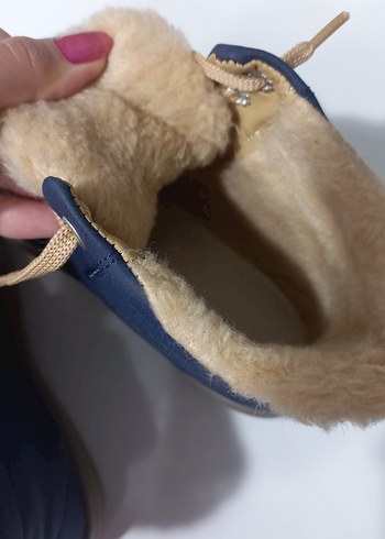 Lacivert İçi Kürklü Kadın Bot - Görsel 6