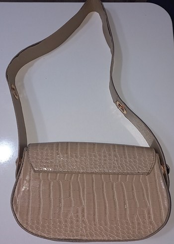 Bej Manc Model Croco Çanta - Görsel 2