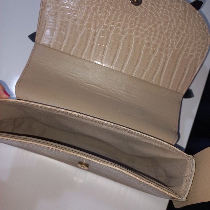Bej Manc Model Croco Çanta - Görsel 4