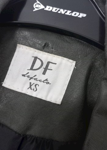 Defacto Kadın Haki Deri Biker Ceket - Görsel 6