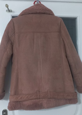 Stradivarius Kürklü Biker Ceket - Görsel 4