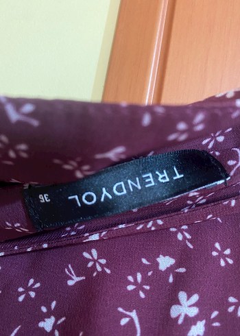 Mor Uzun Volanlı Midi Etek - Görsel 6