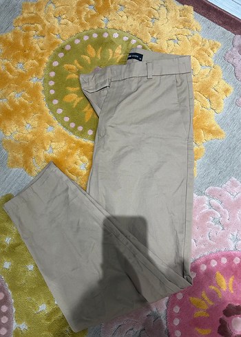 Bej Regular Fit kadın Pantolon - Görsel 3