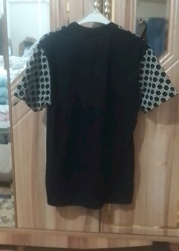 Siyah Puantiyeli Erkek Tişört - Görsel 4