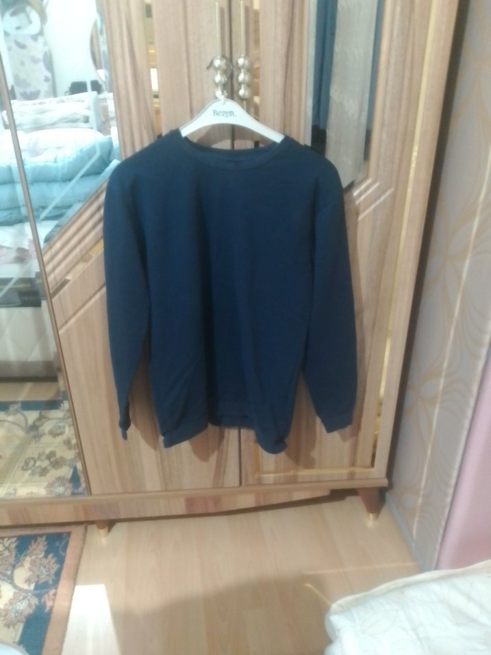 Erkek Lacivert Regular Fit Sweatshirt - Görsel 3