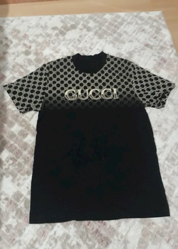 Gucci Siyah Desenli Erkek Tişört - Görsel 2