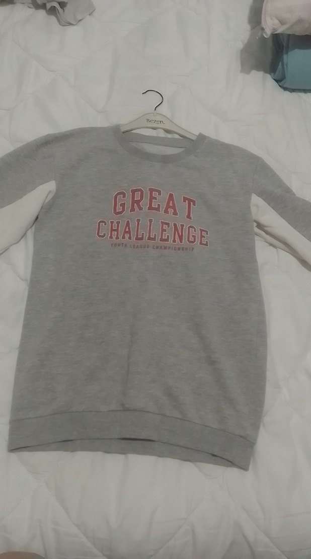 Gri Erkek Çocuk Uzun Kollu Sweatshirt - Görsel 3