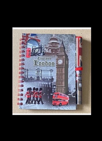 England london defter çizgili 65yaprak 