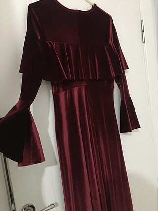 Bordo elbise