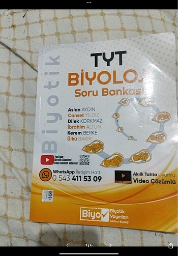 Tyt Biyoloji Biyotik Soru Bankası