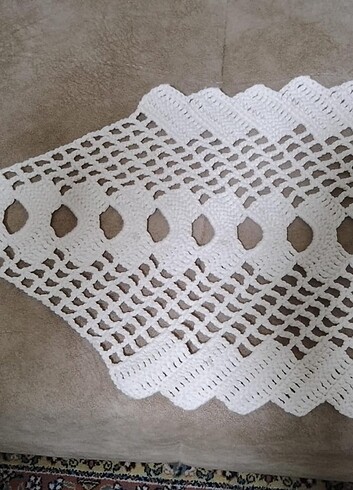  Beden beyaz Renk runner(85cm)
