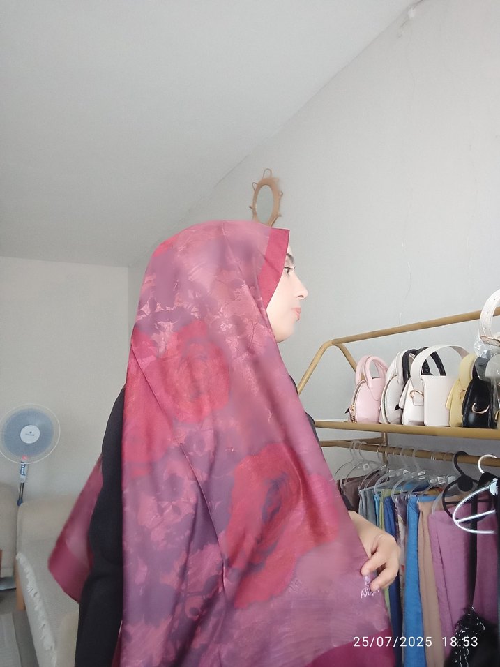 Bordo Kadın Şal - Diger - Görsel 3