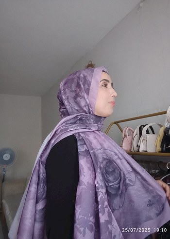 Diğer pamuk soft Mor Kadın Şal - Diger
