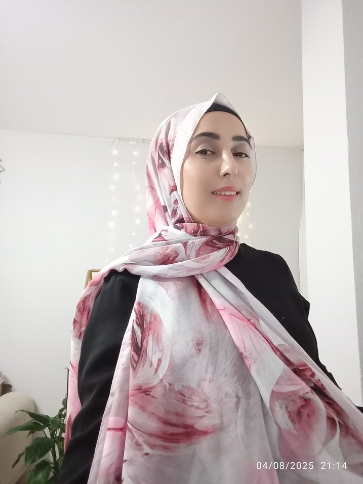 Pembe Işıltılı İpek Görünümlü Bohem Kadın Şalı - Görsel 2