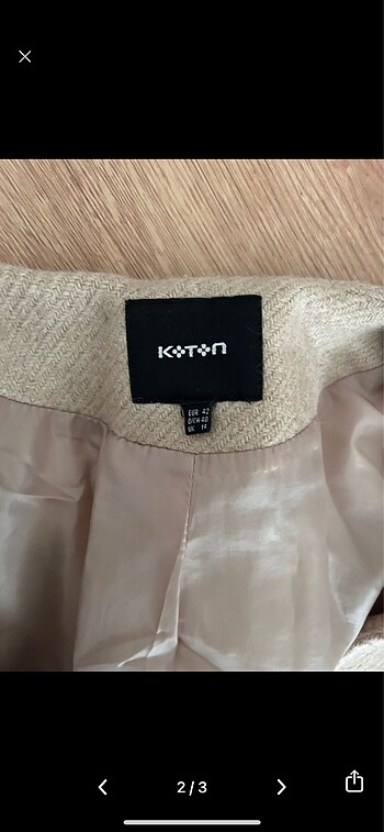 xl Beden Koton ceket