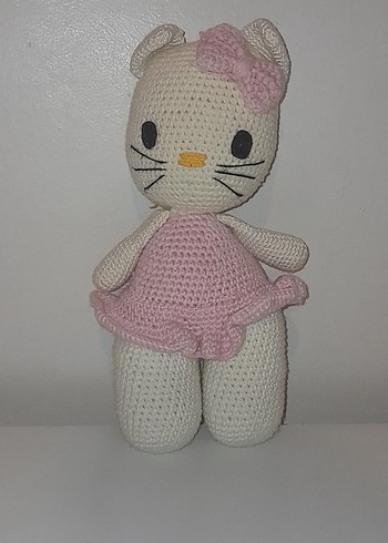 Beden Pembe El Örgüsü hello kitty