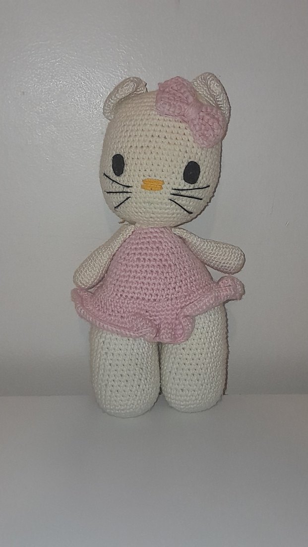Pembe El Örgüsü hello kitty - Görsel 3