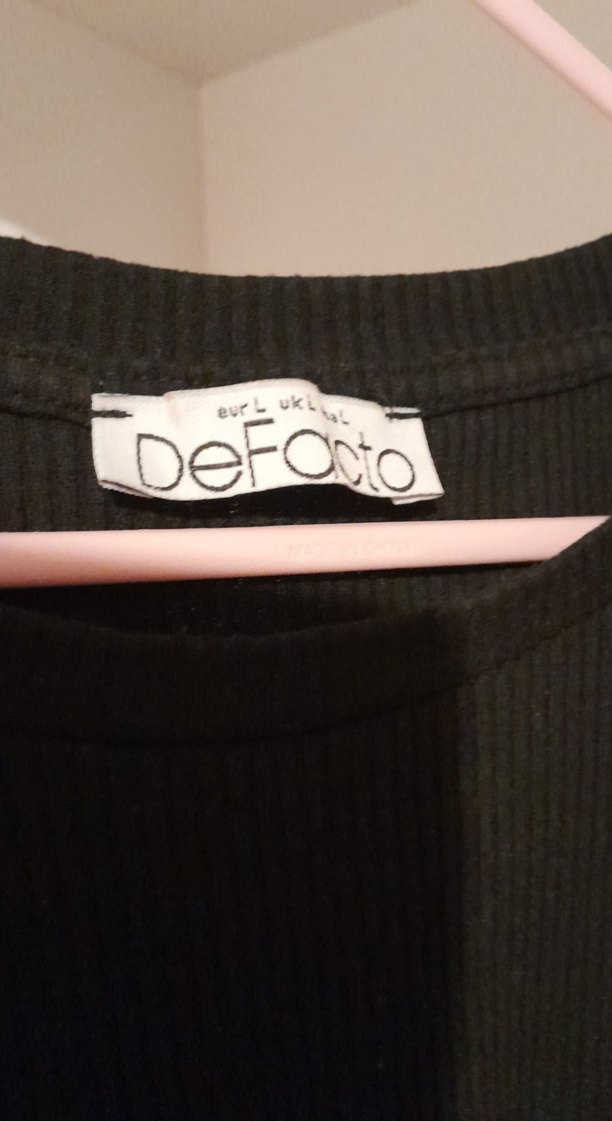 yanları ipli siyah crop - Görsel 2