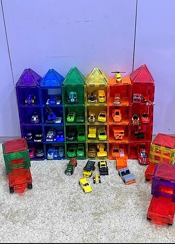 Beden Renk Manyetik LEGO ( Mıknatıslı Yapboz) 120 Parça