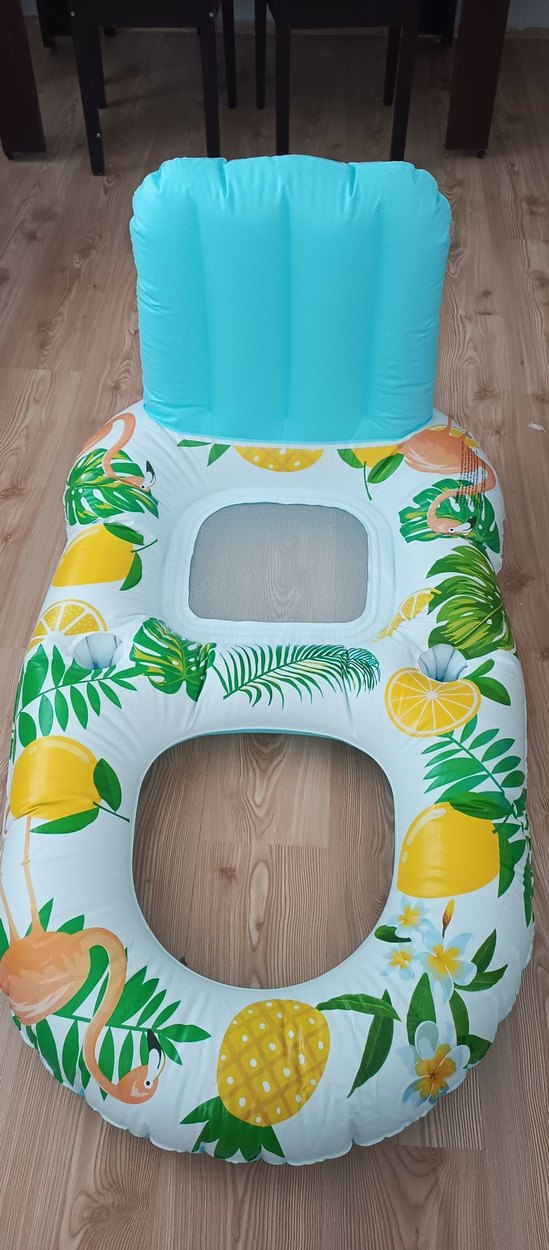 Çocuklar için renkli şişme havuz koltuğu - Görsel 2