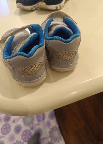 Gri Erkek İlk Adım Ayakkabısı Velcro - Görsel 4