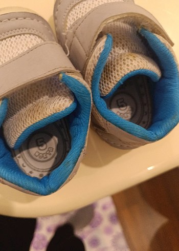 Gri Erkek İlk Adım Ayakkabısı Velcro - Görsel 3