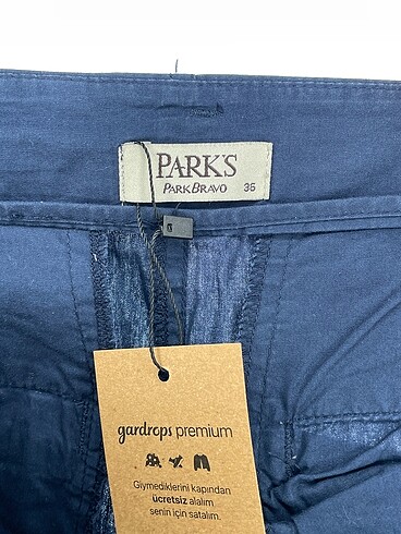 36 Beden lacivert Renk Park Bravo Kumaş Pantolon %70 İndirimli.