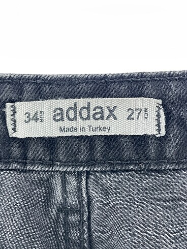 34 Beden siyah Renk Addax Jean / Kot %70 İndirimli.