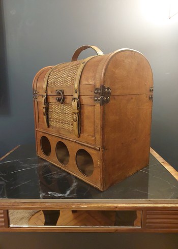 Vintage Ahşap Sandık - Görsel 2