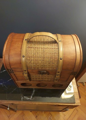 Vintage Ahşap Sandık - Görsel 8