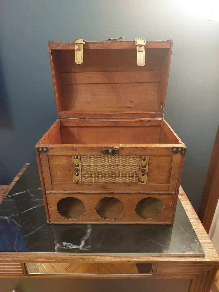 Vintage Ahşap Sandık - Görsel 5