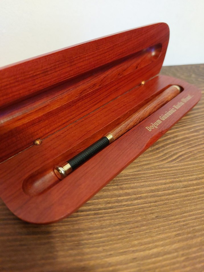 Ahşap Kutulu Kalem - Görsel 3