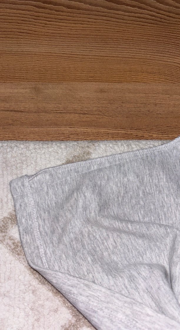 Gri Kısa Kollu Kadın Tişört - Görsel 4