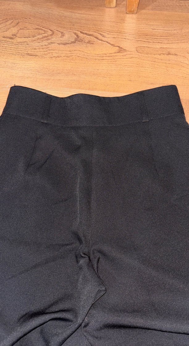 Düğmeli yüksek bel Kadın Kumaş Pantolon - Görsel 2