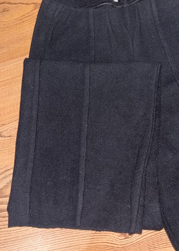 Kışlık kumaşlı siyah kadın eşofman - Görsel 2