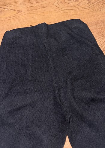 Kışlık kumaşlı siyah kadın eşofman - Görsel 4