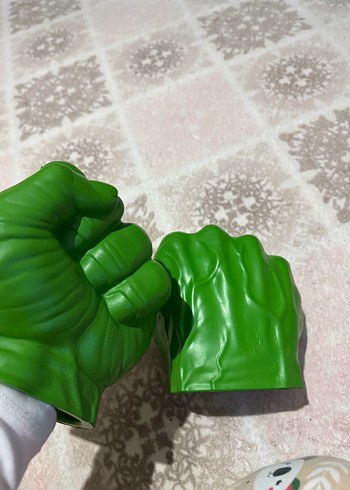 Parlak Yeşil Aksiyon Figürü Eldivenleri Hulk eldiveni