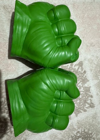  Beden Renk Parlak Yeşil Aksiyon Figürü Eldivenleri Hulk eldiveni