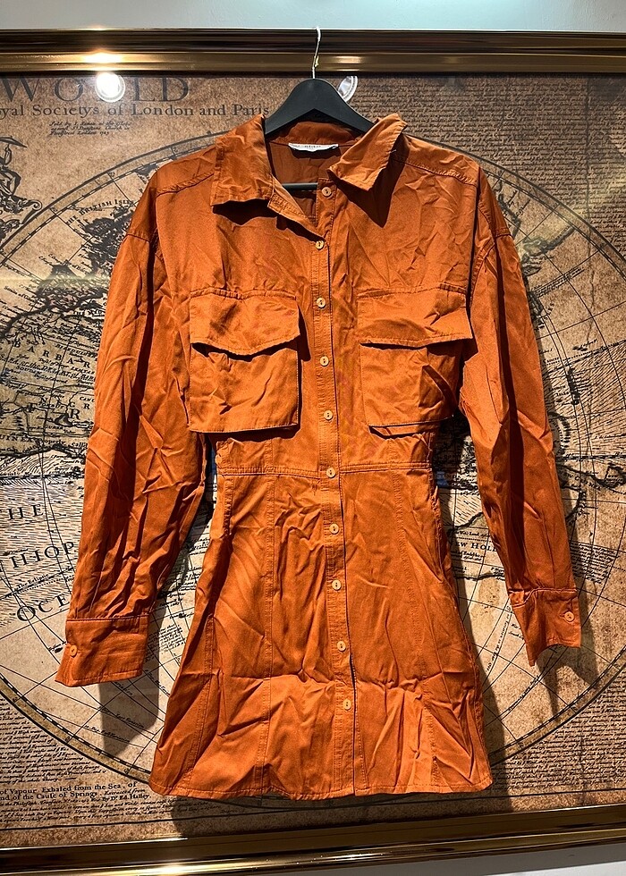 Gömlek elbise - Görsel 3