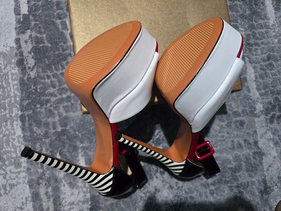 45 numara Platform Topuklu Ayakkabı - Görsel 4