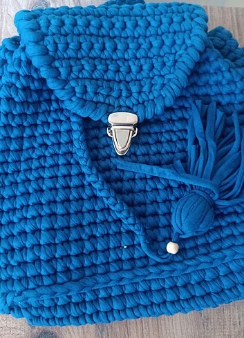 Sıfır el örmesi çanta  - Görsel 2