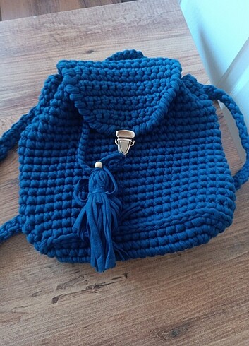 Sıfır el örmesi çanta  - Görsel 3