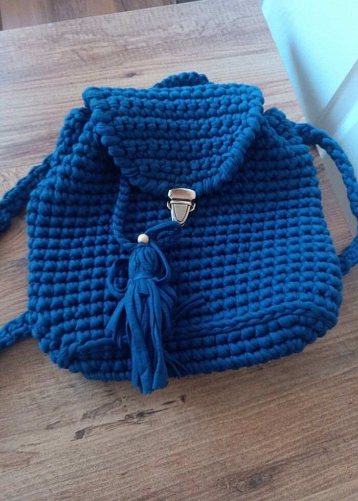 Sıfır el örmesi çanta  - Görsel 3